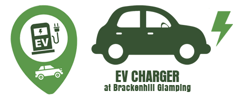 EV charging glamping devon